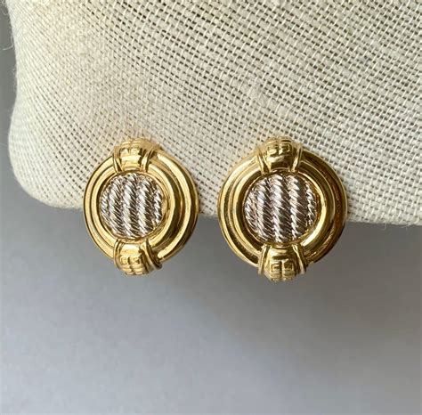 vintage gold givenchy earrings.